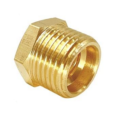 110-N1-N3 FLOFLEX BRASS PIPE FITTING<BR>BUSHING 3/8" MALE X 1/8" FEMALE NPT